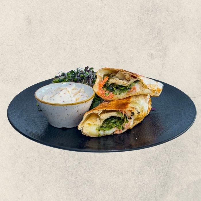 Lazacos tortilla tekercs