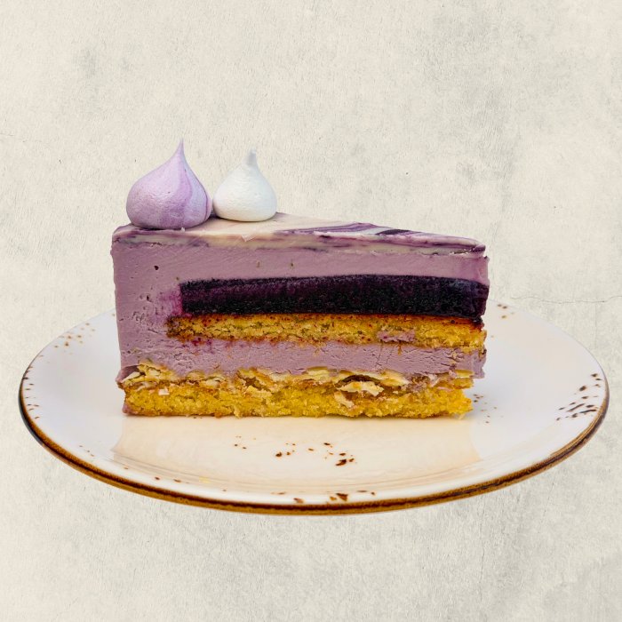Levendulás-áfonyás sajttorta